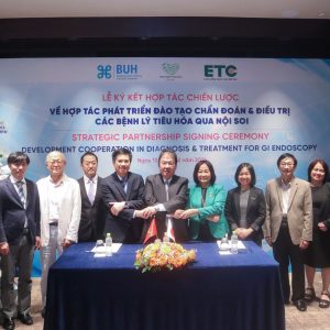 HỢP TÁC CÙNG BỆNH VIỆN NHẬT BẢN TRONG ĐÀO TẠO CHẨN ĐOÁN & ĐIỀU TRỊ CÁC BỆNH LÝ TIÊU HÓA QUA NỘI SOI