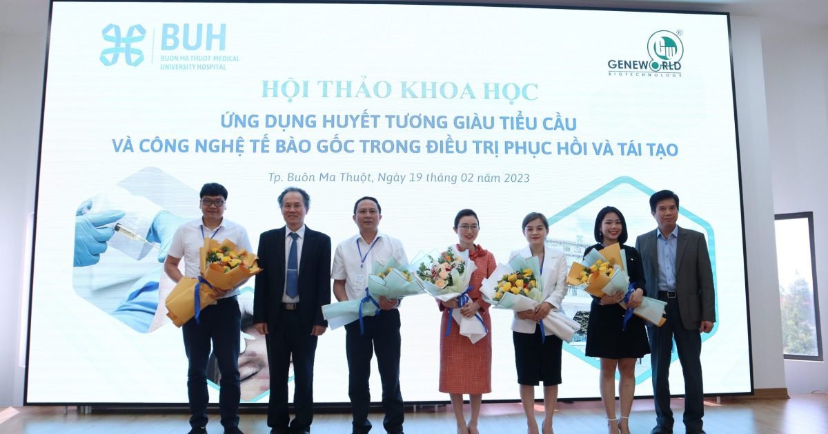 HỘI THẢO KHOA HỌC: ỨNG DỤNG HUYẾT TƯƠNG GIÀU TIỂU CẦU VÀ CÔNG NGHỆ TẾ BÀO GỐC TRONG ĐIỀU TRỊ PHỤC HỒI VÀ TÁI TẠO.